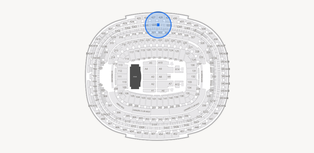 Northwest Stadium Seating Chart