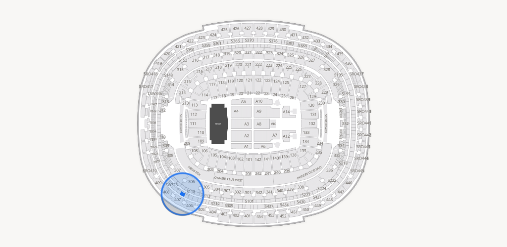 Northwest Stadium Seating Chart