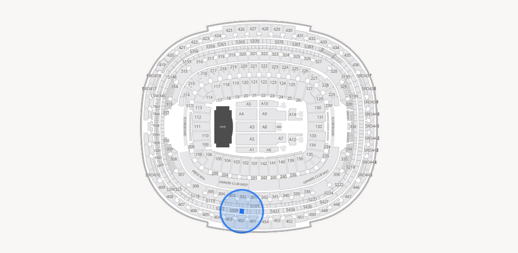 Northwest Stadium Seating Chart