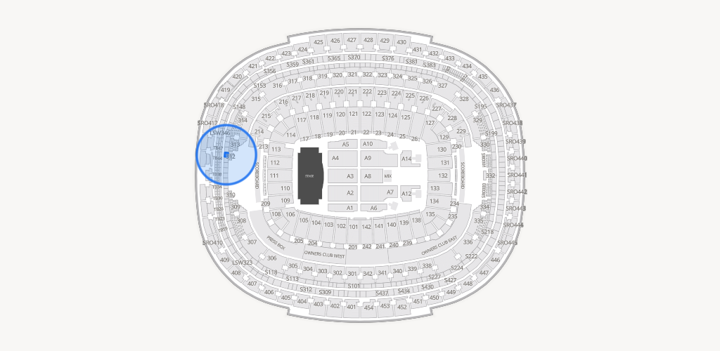 Northwest Stadium Seating Chart