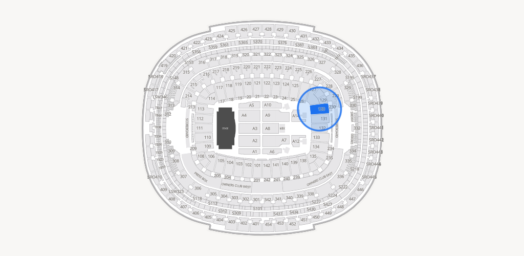 Northwest Stadium Seating Chart