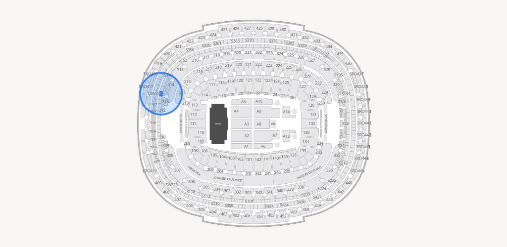 Northwest Stadium Seating Chart