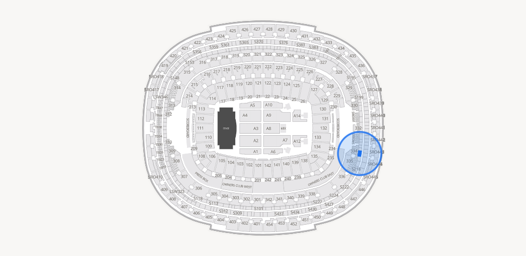 Northwest Stadium Seating Chart