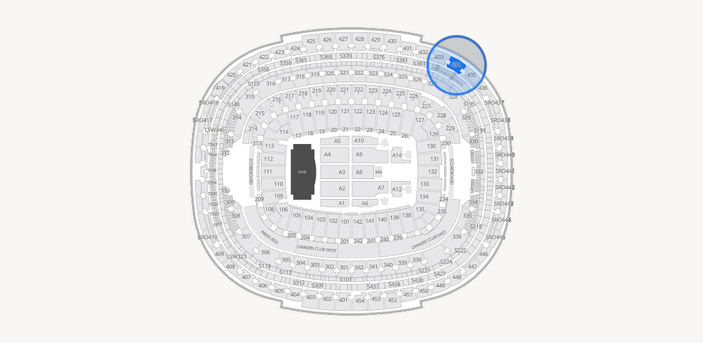 Northwest Stadium Seating Chart