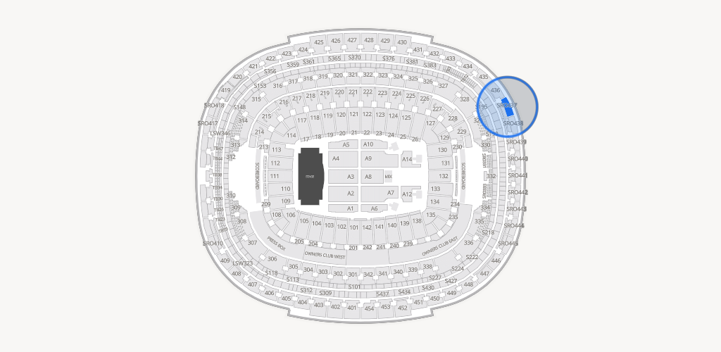 Northwest Stadium Seating Chart