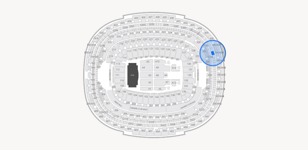 Northwest Stadium Seating Chart