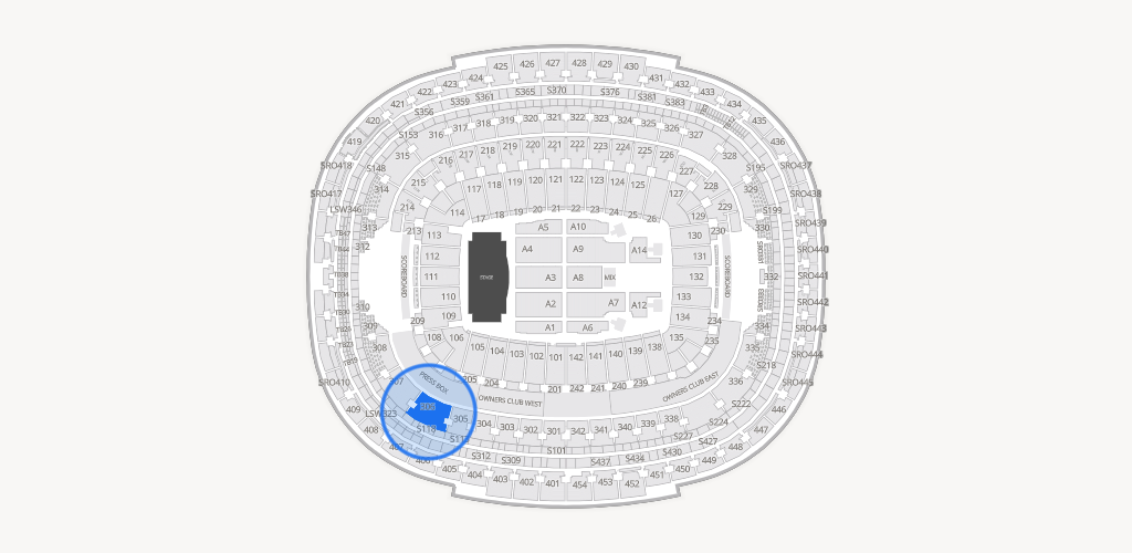 Northwest Stadium Seating Chart