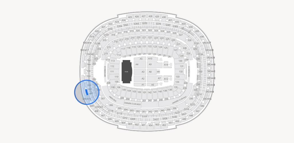Northwest Stadium Seating Chart