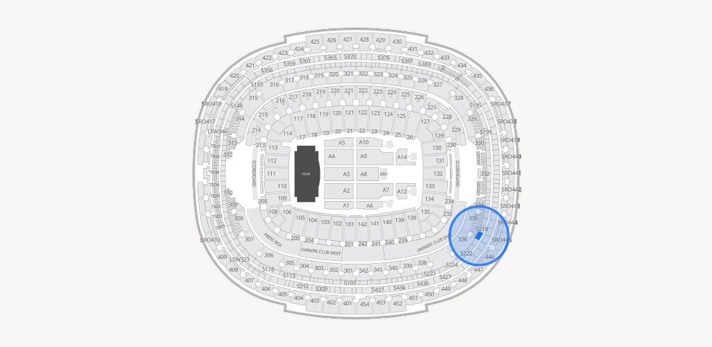 Northwest Stadium Seating Chart