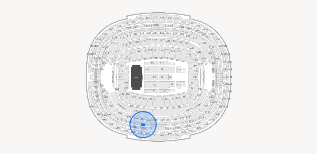 Northwest Stadium Seating Chart