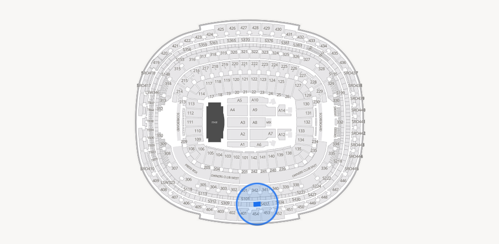 Northwest Stadium Seating Chart