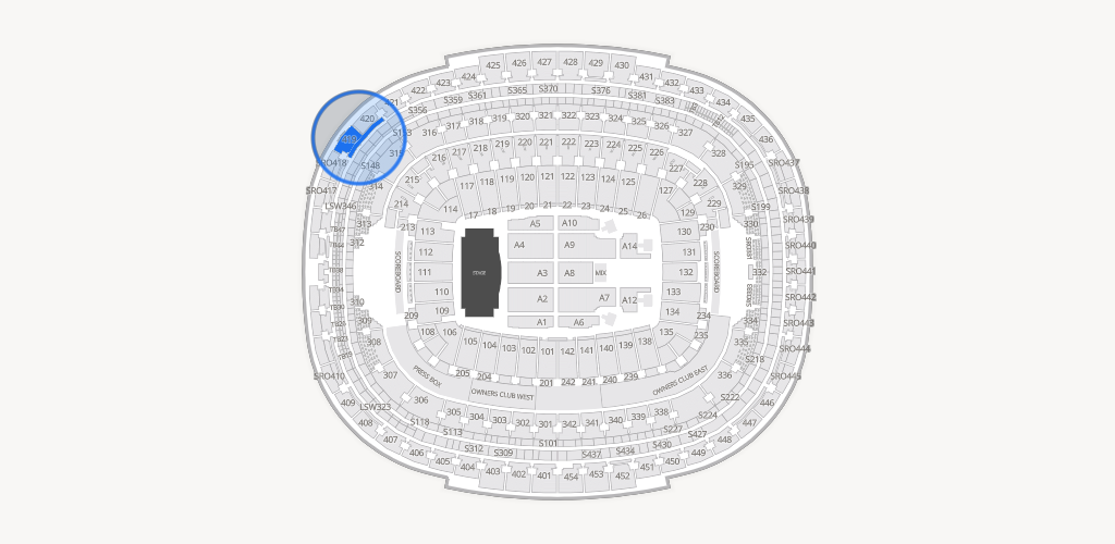 Northwest Stadium Seating Chart