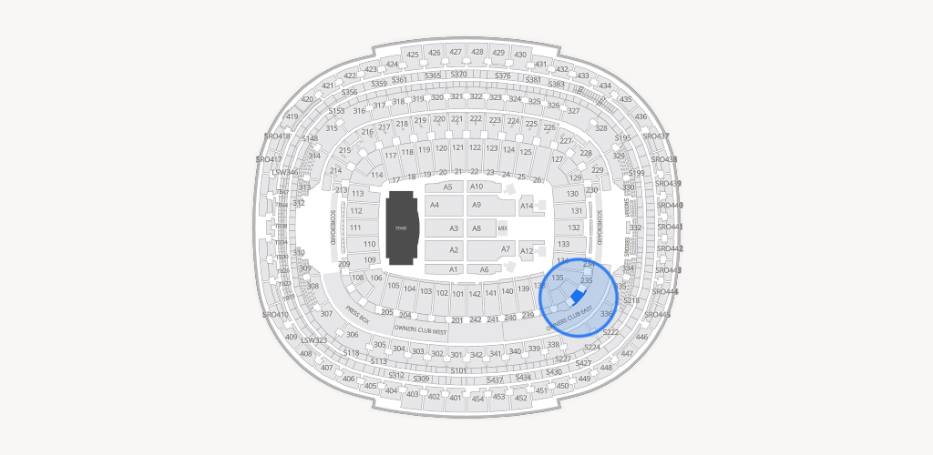 Northwest Stadium Seating Chart