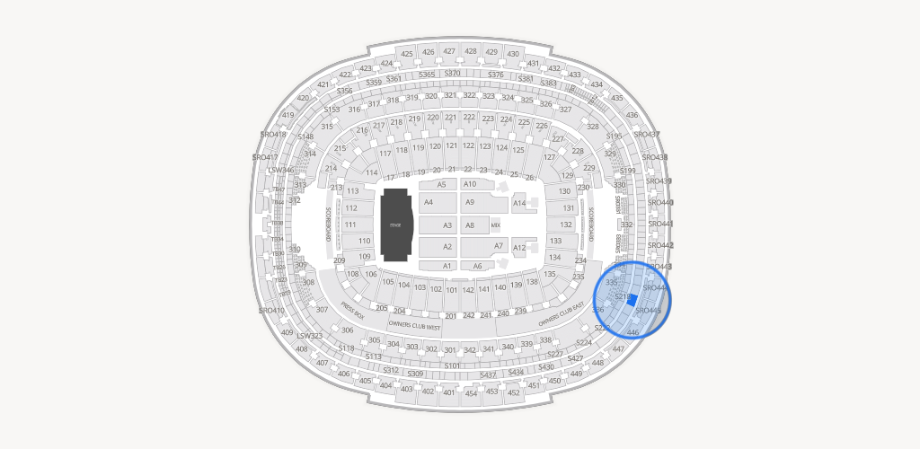 Northwest Stadium Seating Chart