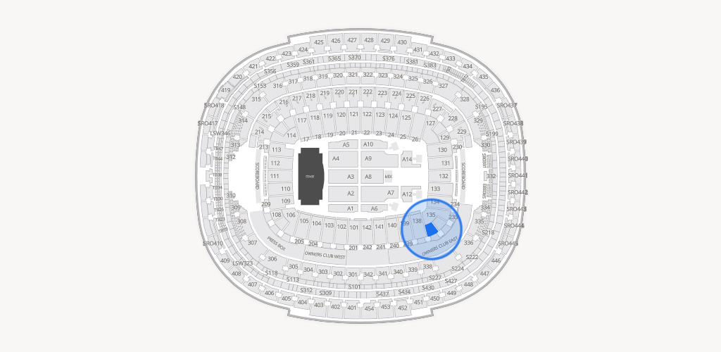 Northwest Stadium Seating Chart
