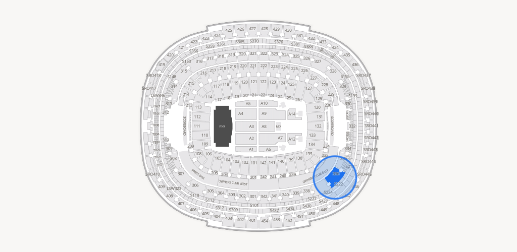 Northwest Stadium Seating Chart