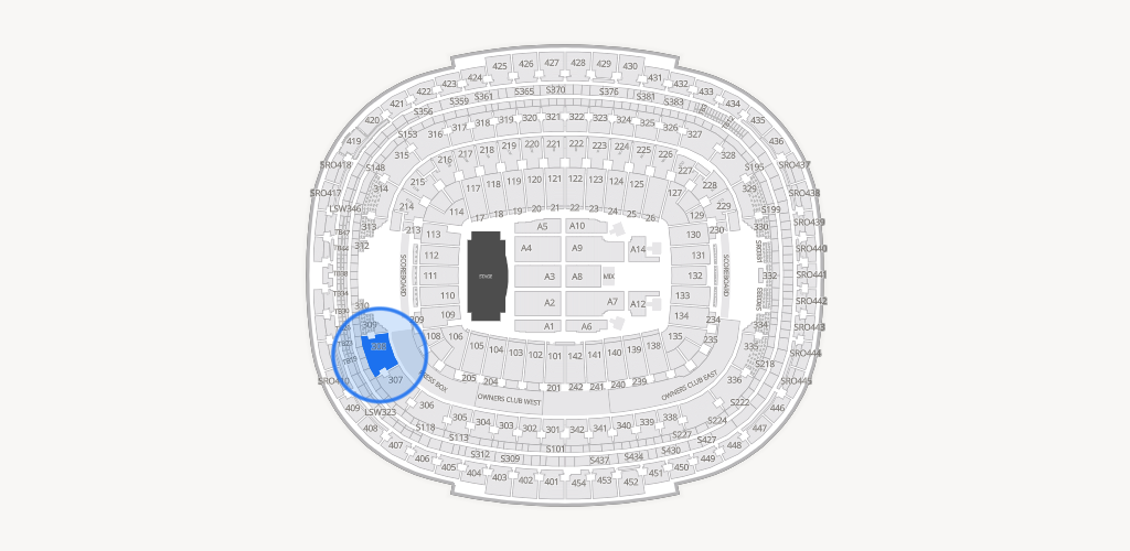 Northwest Stadium Seating Chart