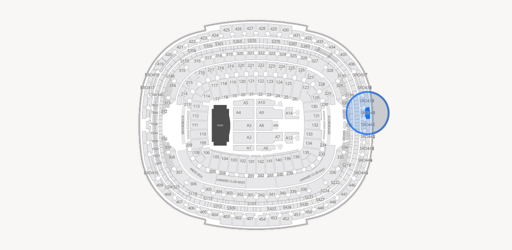Northwest Stadium Seating Chart