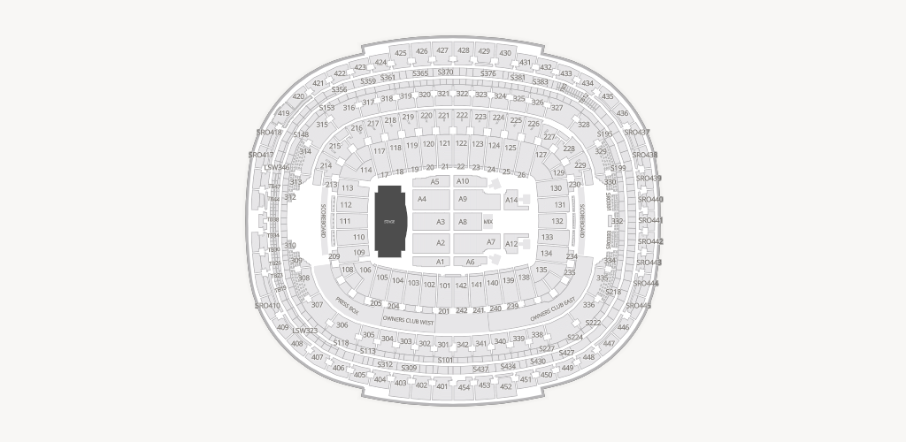 Northwest Stadium Seating Chart