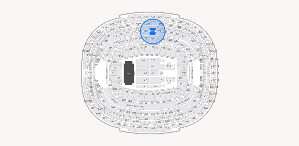 Northwest Stadium Seating Chart