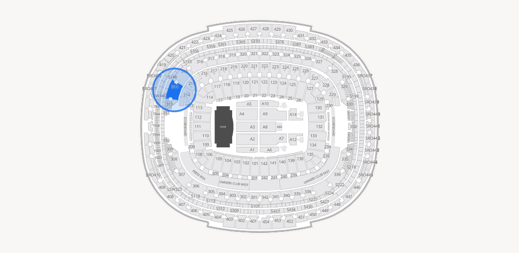 Northwest Stadium Seating Chart