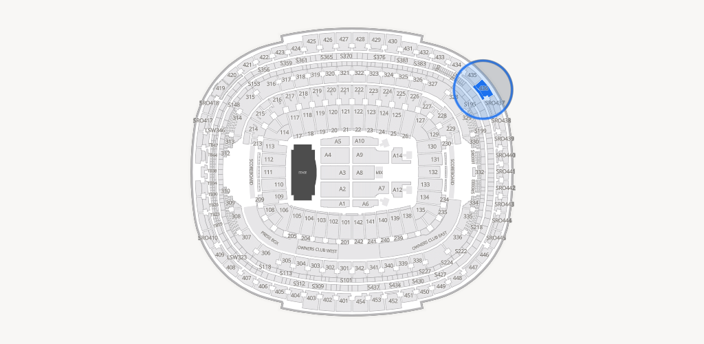 Northwest Stadium Seating Chart