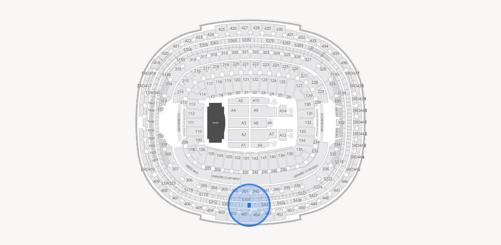 Northwest Stadium Seating Chart