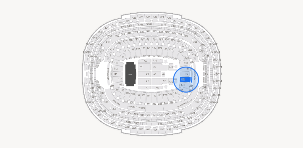 Northwest Stadium Seating Chart