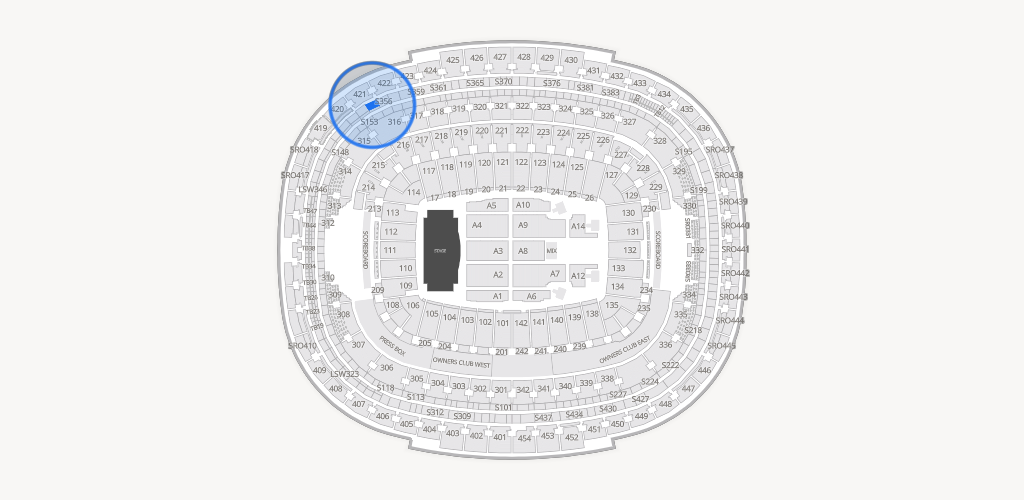 Northwest Stadium Seating Chart