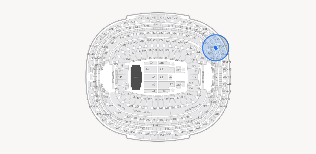 Northwest Stadium Seating Chart