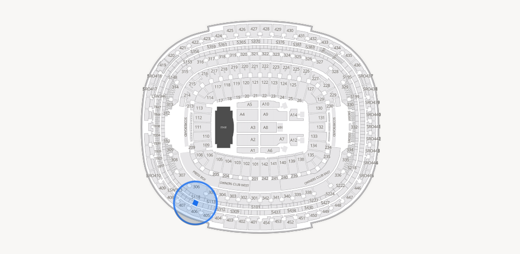 Northwest Stadium Seating Chart