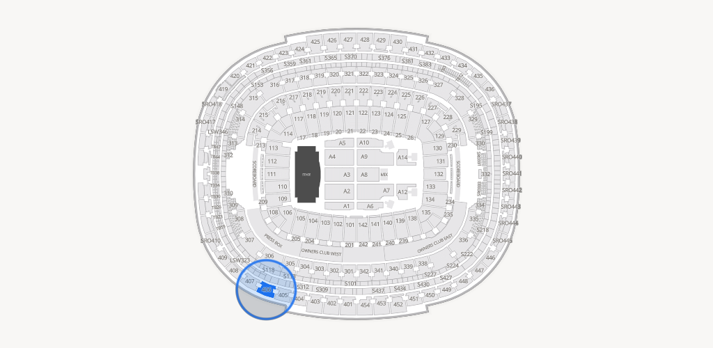Northwest Stadium Seating Chart