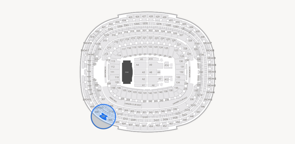 Northwest Stadium Seating Chart