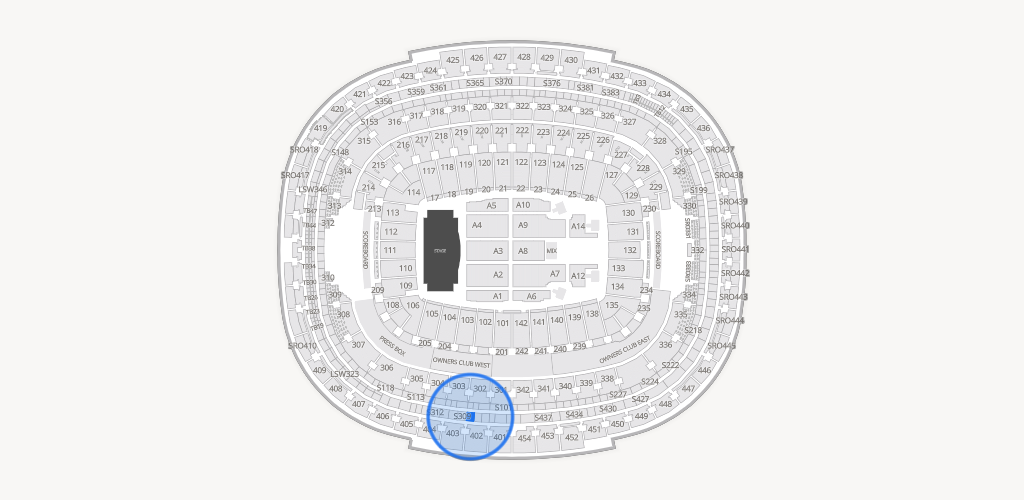 Northwest Stadium Seating Chart