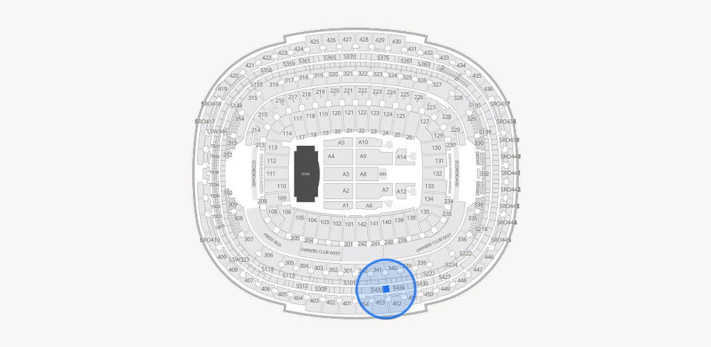 Northwest Stadium Seating Chart