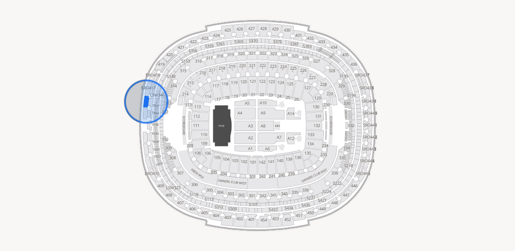 Northwest Stadium Seating Chart