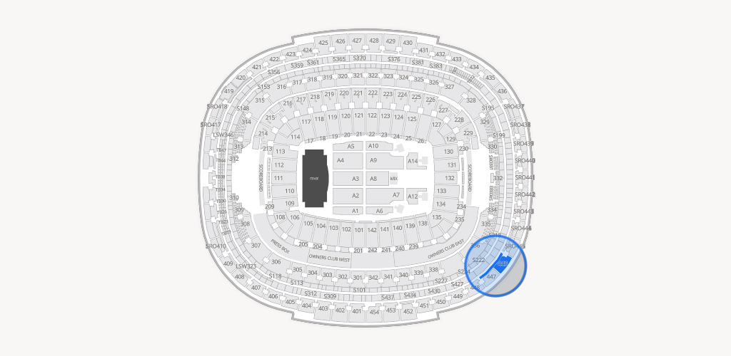 Northwest Stadium Seating Chart