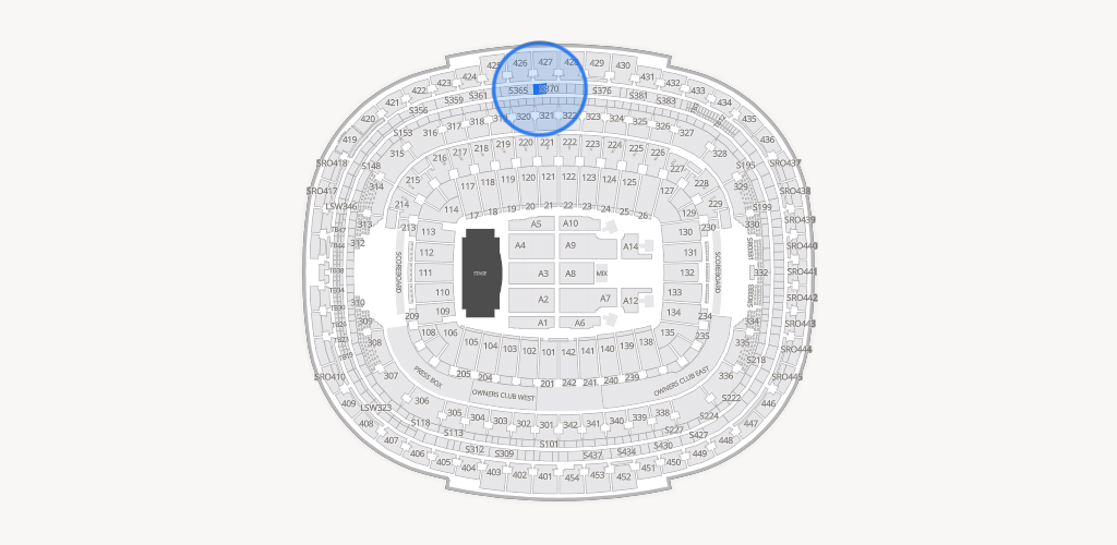 Northwest Stadium Seating Chart