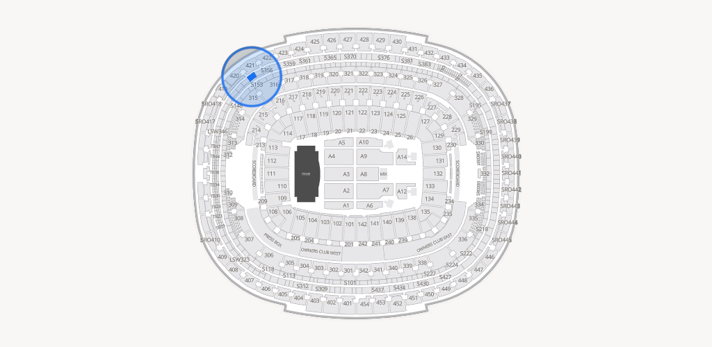 Northwest Stadium Seating Chart