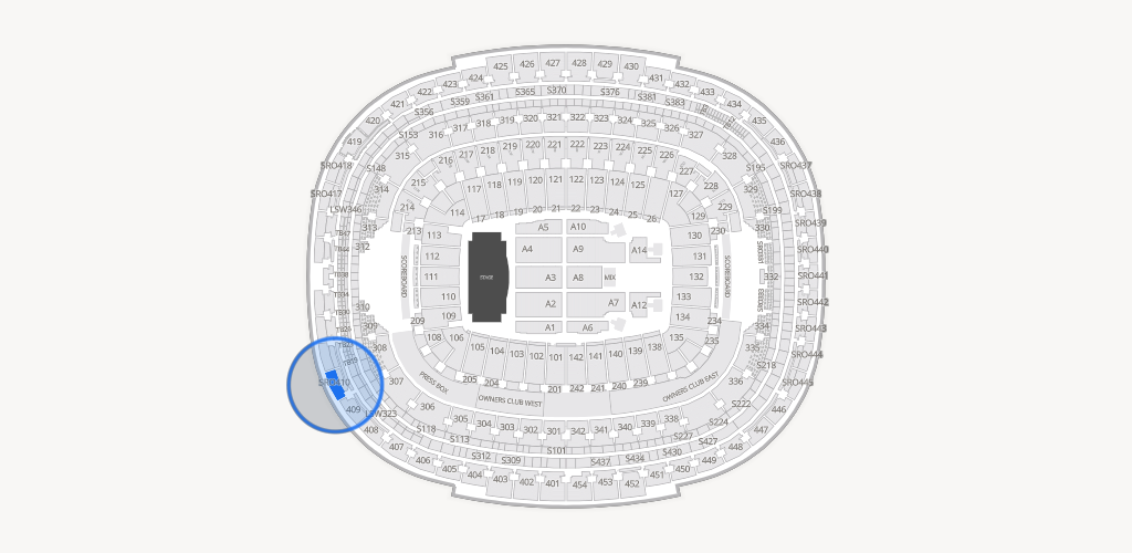 Northwest Stadium Seating Chart