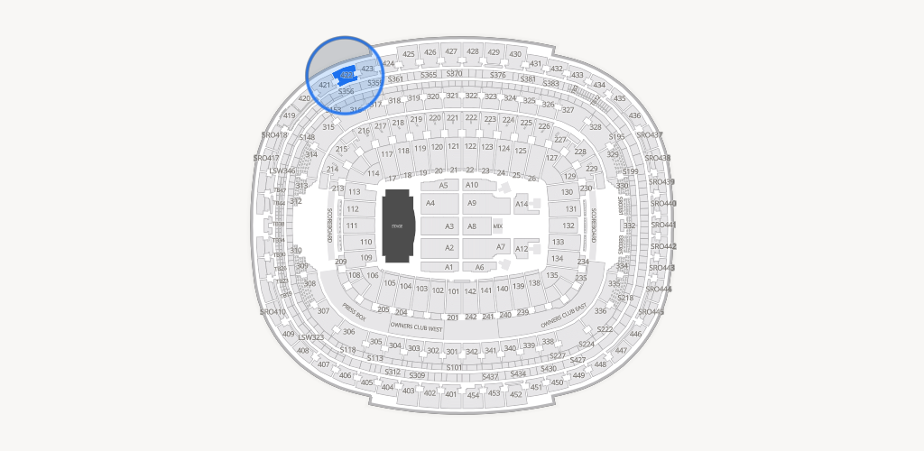 Northwest Stadium Seating Chart