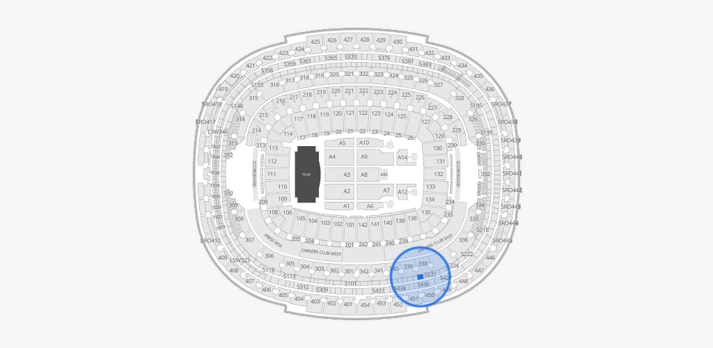 Northwest Stadium Seating Chart