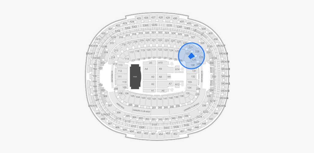 Northwest Stadium Seating Chart