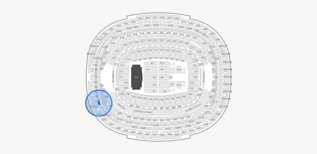 Northwest Stadium Seating Chart