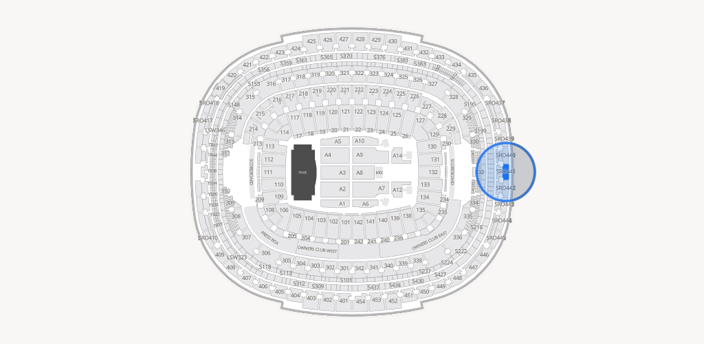 Northwest Stadium Seating Chart