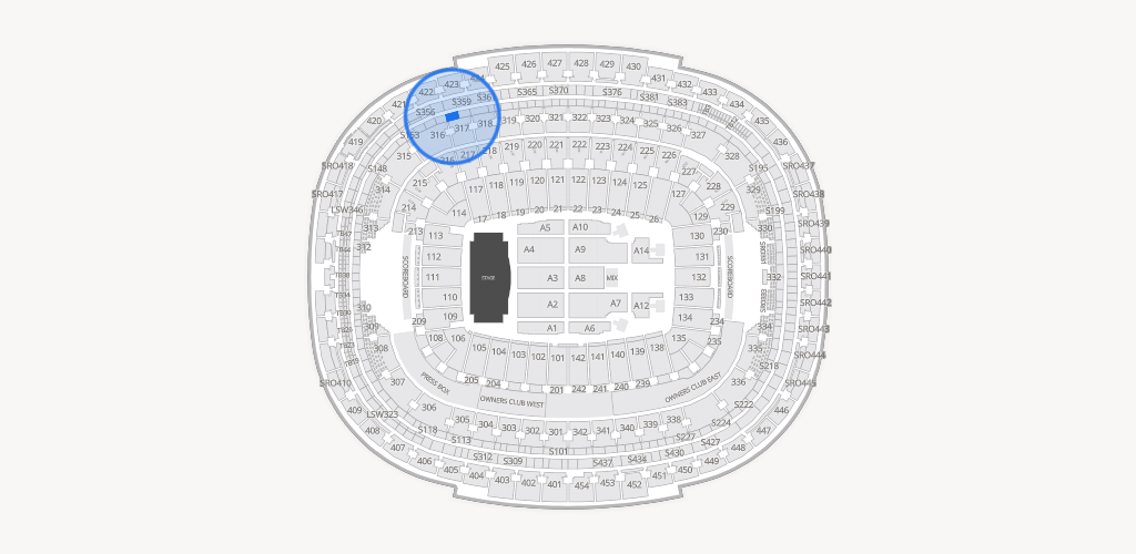 Northwest Stadium Seating Chart