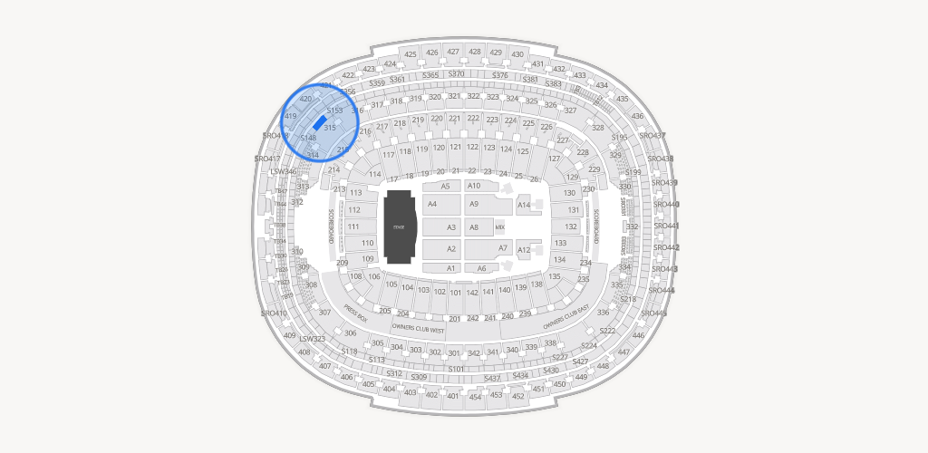 Northwest Stadium Seating Chart