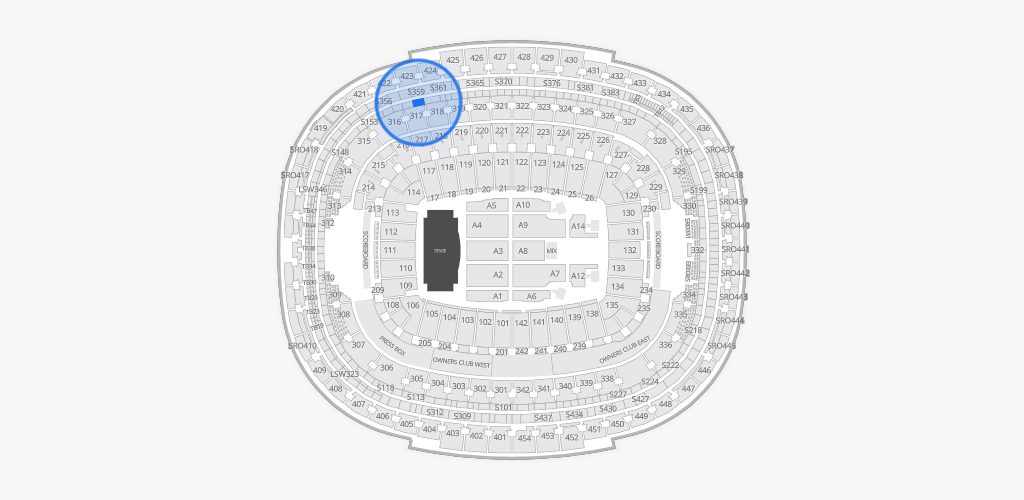 Northwest Stadium Seating Chart