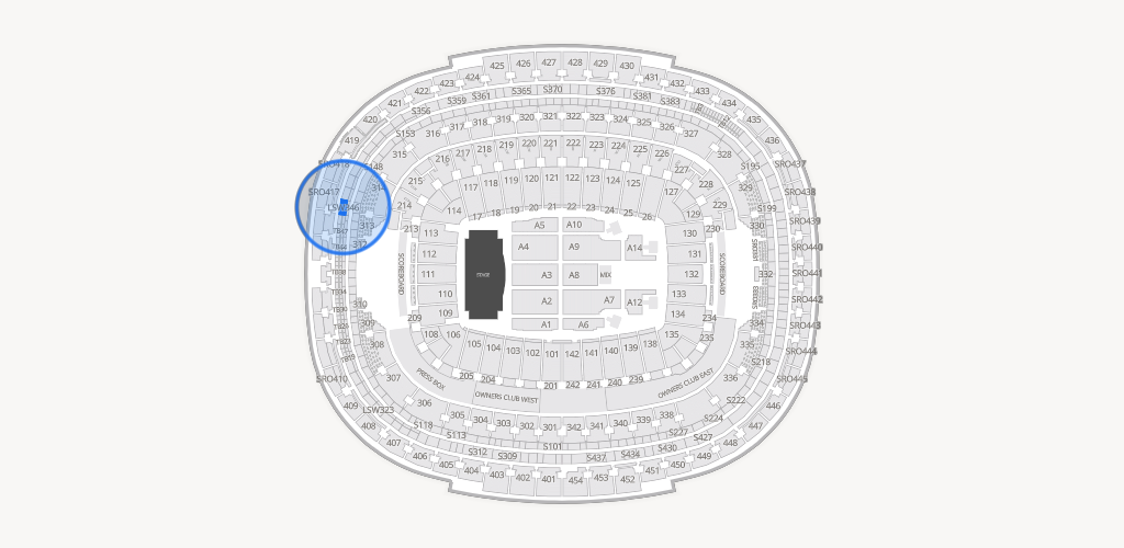 Northwest Stadium Seating Chart