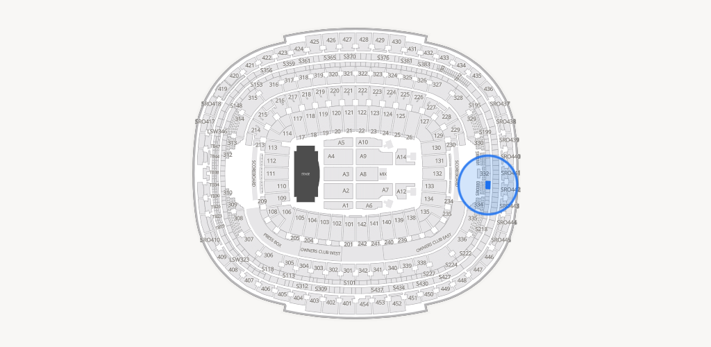 Northwest Stadium Seating Chart